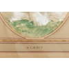 Aquarelle sur carton « La liseuse », d’Antoine Calbet | Biron Aquarelle sur carton "La liseuse", d'Antoine Calbet