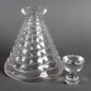 Service « Chambertin’ verre blanc de René LALIQUE – 19 pièces | Biron Service "Chambertin' verre blanc de René LALIQUE - 19 pièces