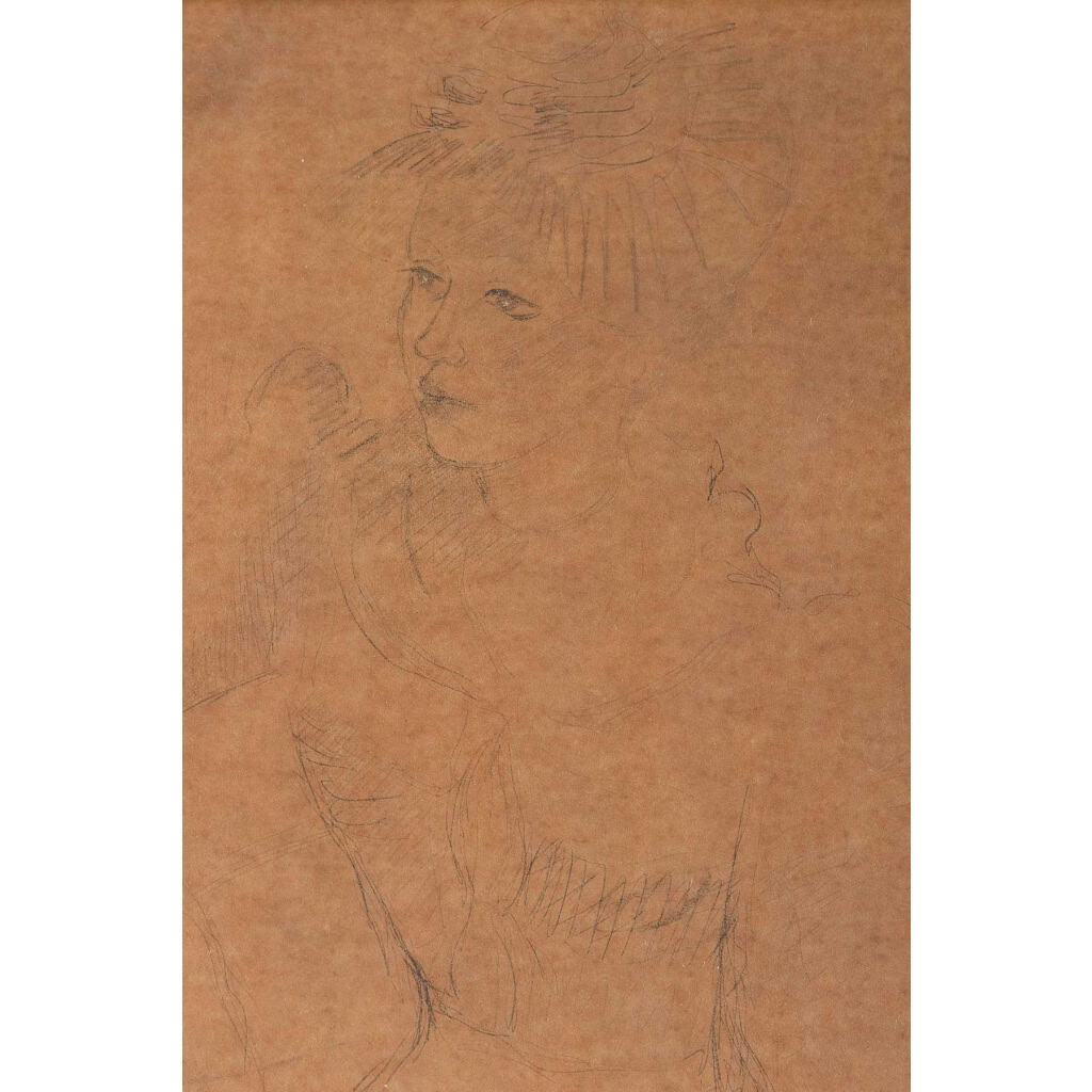 Dessin de femme par Kostia Terechkovitch (1902-1978) | Biron Dessin de femme par Kostia Terechkovitch (1902-1978)