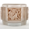 Boîte « Hélène » verre blanc patiné sépia de René LALIQUE | Biron Boîte "Hélène" verre blanc patiné sépia de René LALIQUE
