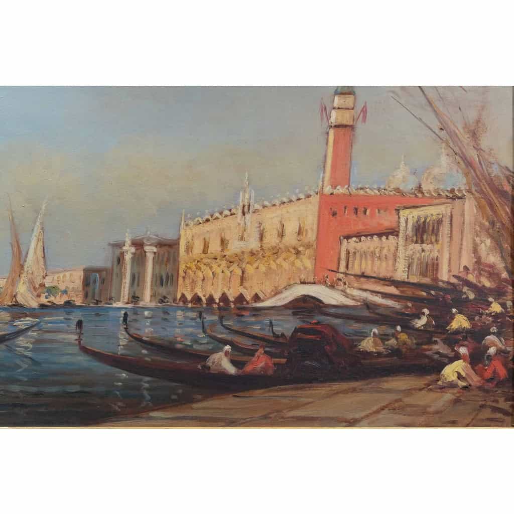 Vue de Venise dans le gout de Félix Ziem fin XIXème siècle | Biron Vue de Venise dans le gout de Félix Ziem fin XIXème siècle