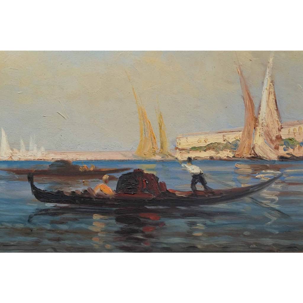 Vue de Venise dans le gout de Félix Ziem fin XIXème siècle | Biron Vue de Venise dans le gout de Félix Ziem fin XIXème siècle