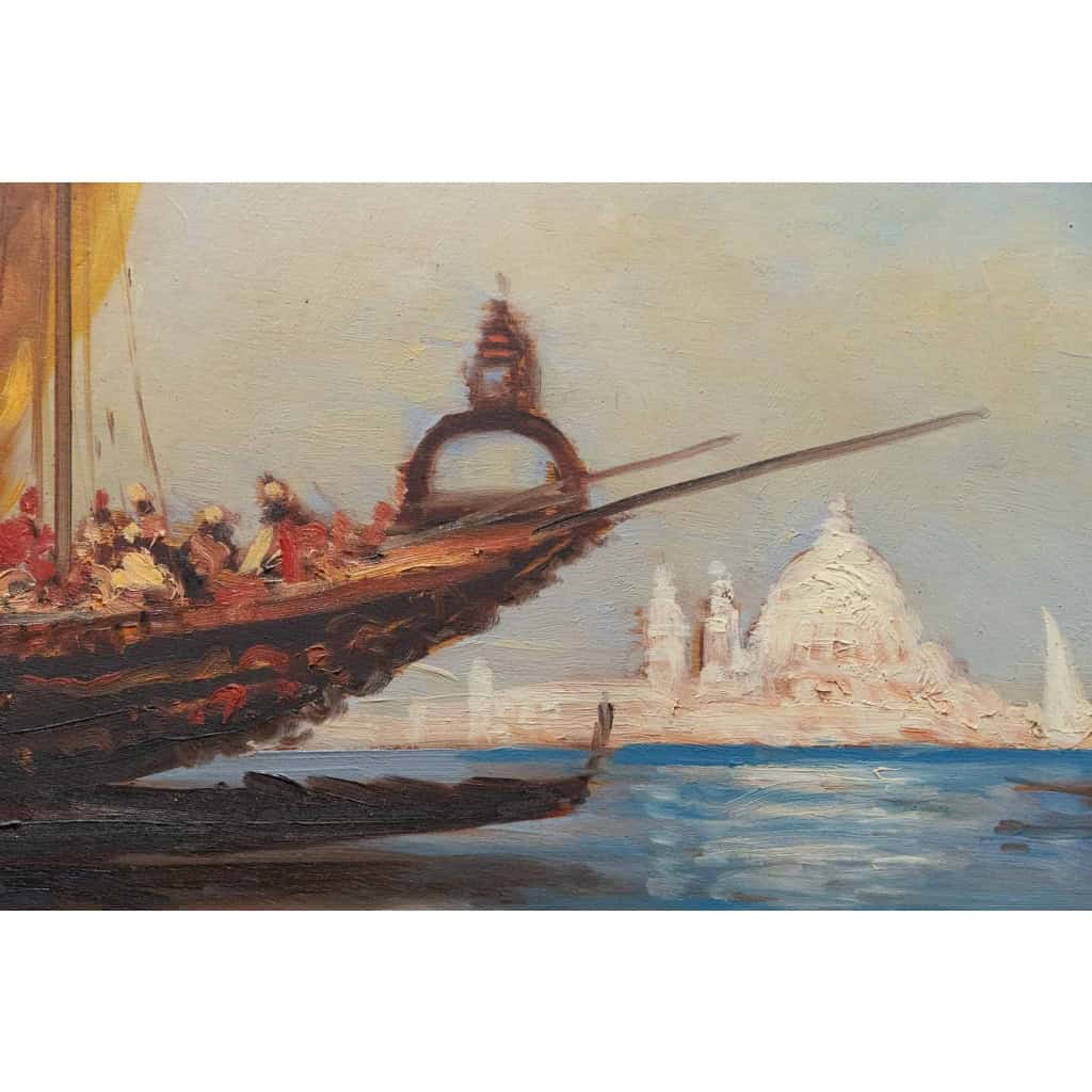 Vue de Venise dans le gout de Félix Ziem fin XIXème siècle | Biron Vue de Venise dans le gout de Félix Ziem fin XIXème siècle