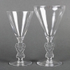 Service « Strasbourg » verre blanc de René LALIQUE – 16 pièces | Biron ||||||