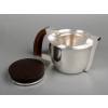 Service Thé et Café Art Déco Moderniste argent massif et palissandre de Jean E. PUIFORCAT | Biron Service Thé et Café Art Déco Moderniste argent massif et palissandre de Jean E. PUIFORCAT