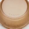 Boîte « Ermenonville » verre blanc patiné sépia de René LALIQUE | Biron Boîte "Ermenonville" verre blanc patiné sépia de René LALIQUE