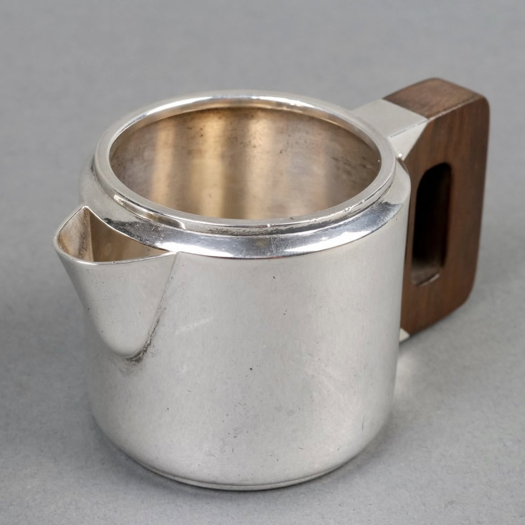 Service Thé et Café Egoïste Art Déco argent et palissandre de Jean E. Puiforcat | Biron Service Thé et Café Egoïste Art Déco argent et palissandre de Jean E. Puiforcat