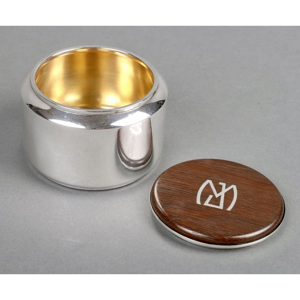 Service Thé et Café Egoïste Art Déco argent et palissandre de Jean E. Puiforcat | Biron Service Thé et Café Egoïste Art Déco argent et palissandre de Jean E. Puiforcat