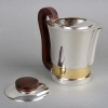 Service Thé et Café Moderniste argent, vermeil et palissandre de Jean E. Puiforcat | Biron Service Thé et Café Moderniste argent, vermeil et palissandre de Jean E. Puiforcat