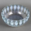 Coupe « Perruches » verre opalescent patiné vert de René LALIQUE | Biron Coupe "Perruches" verre opalescent patiné vert de René LALIQUE