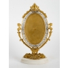 Bel ensemble en bronze doré et argent massif fin XIXème siècle | Biron Bel ensemble en bronze doré et argent massif fin XIXème siècle