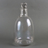 Carafe & Broc/Pichet « Saint Nabor » verre blanc émaillé noir de René LALIQUE | Biron Carafe & Broc/Pichet "Saint Nabor" verre blanc émaillé noir de René LALIQUE