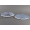 Assiette & Coupe « Asters » verre opalescent de René LALIQUE | Biron Assiette & Coupe "Asters" verre opalescent de René LALIQUE