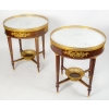 Paire de tables bouillottes de style Louis XVI. | Biron |||||||||
