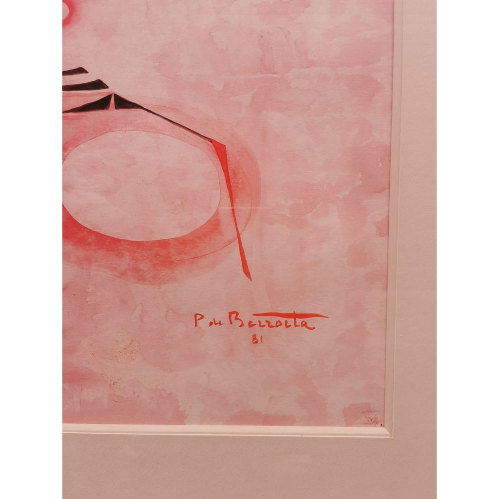 Tableau Signé Pierre De Berroeta | Biron Tableau Signé Pierre De Berroeta