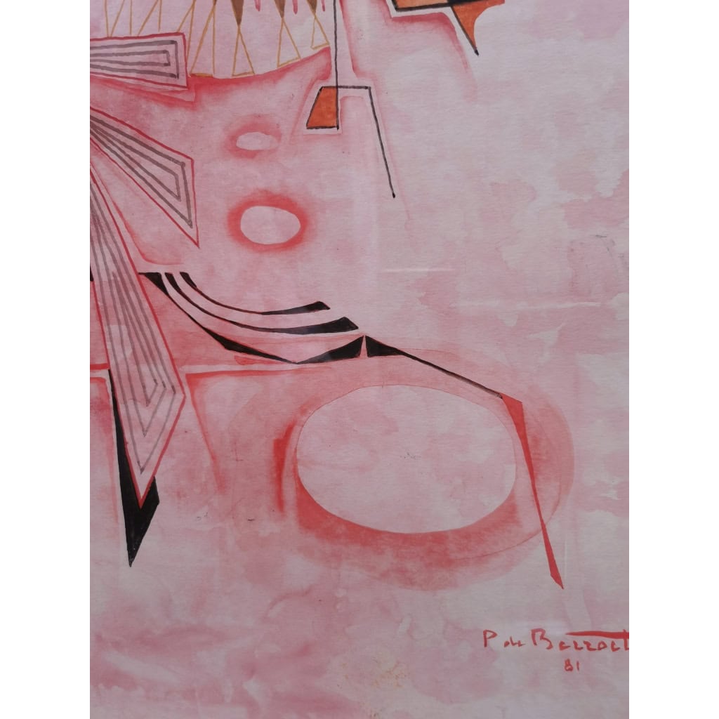 Tableau Signé Pierre De Berroeta | Biron Tableau Signé Pierre De Berroeta
