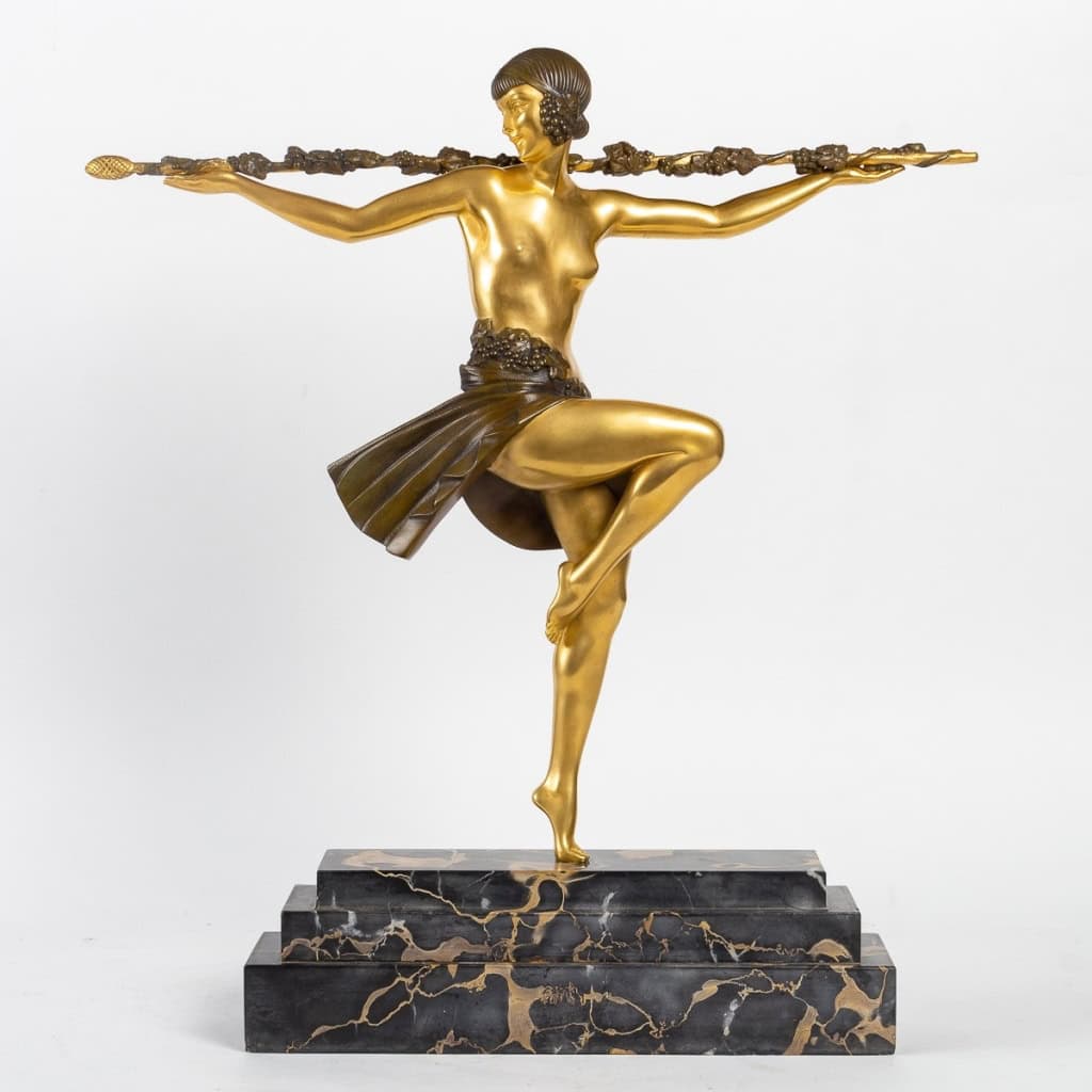 Pierre Le Faguays (1892-1962) Danseuse avec Thyrsus | Biron Pierre Le Faguays (1892-1962) Danseuse avec Thyrsus