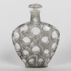 Flacon « Salamandres » verre blanc patiné gris de René LALIQUE