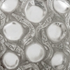 Flacon « Salamandres » verre blanc patiné gris de René LALIQUE