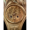 importante pendule art nouveau en bronze doré | Biron importante pendule art nouveau en bronze doré