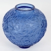 Vase "Gui" verre bleu saphir de René LALIQUE