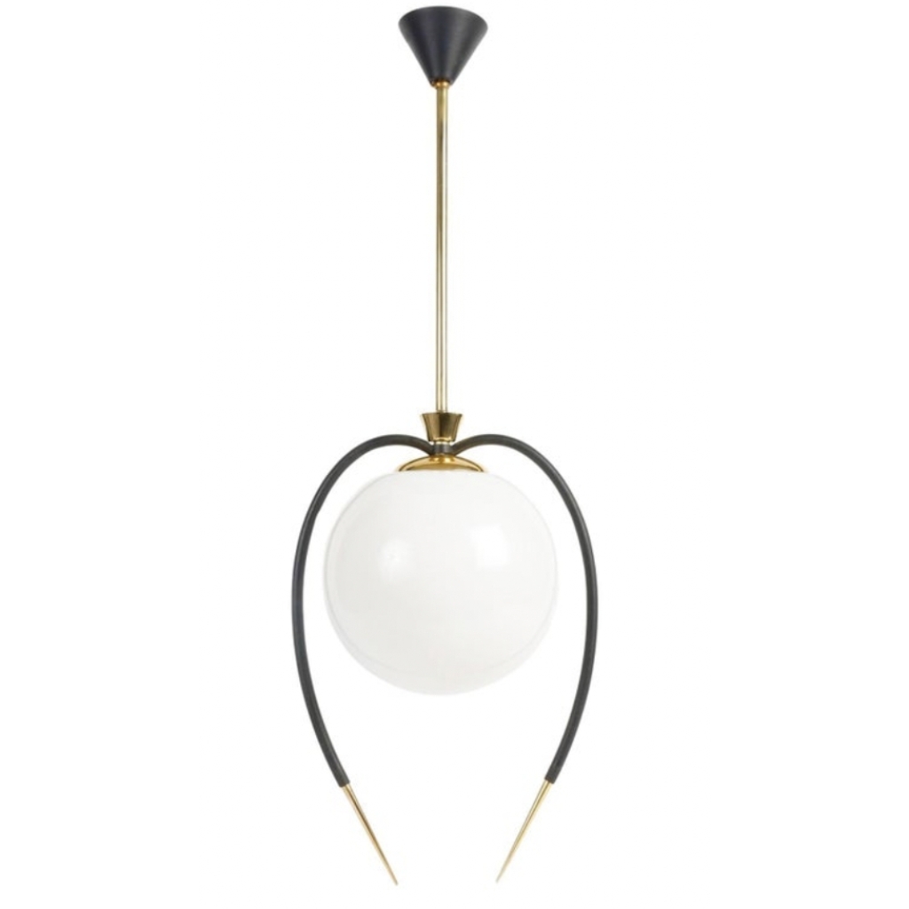 Lustre 1950 de Gaston Fossati Atelier d’Art d’Uzés | Biron |||||