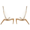 Paire de fauteuils « harpe » par Jørgen Høvelskov pour Christensen & Larsen Møbelhåndværk.1970 | Biron ||||||