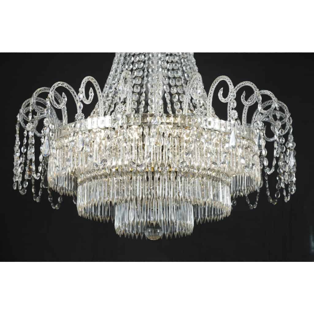 Lustre Cristallerie Royale d’Espagne « La Granja » | Biron Lustre Cristallerie Royale d'Espagne "La Granja"