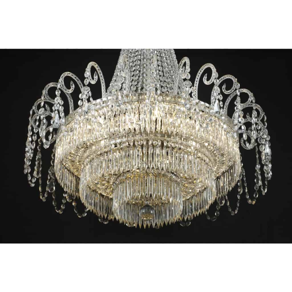 Lustre Cristallerie Royale d’Espagne « La Granja » | Biron Lustre Cristallerie Royale d'Espagne "La Granja"