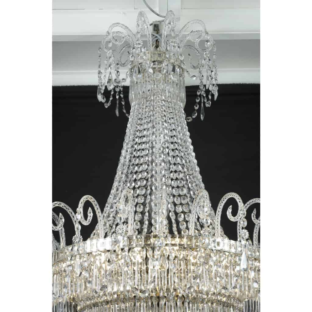 Lustre Cristallerie Royale d’Espagne « La Granja » | Biron Lustre Cristallerie Royale d'Espagne "La Granja"