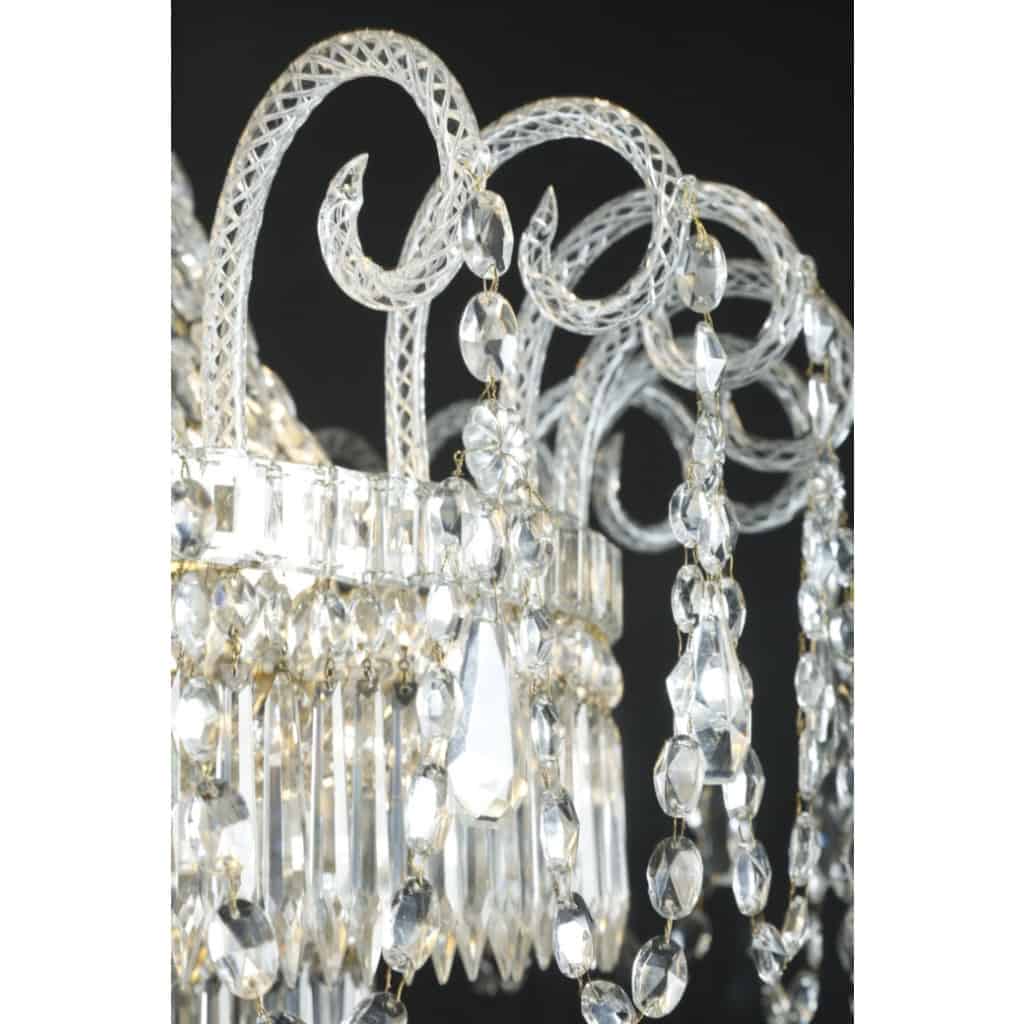 Lustre Cristallerie Royale d’Espagne « La Granja » | Biron Lustre Cristallerie Royale d'Espagne "La Granja"