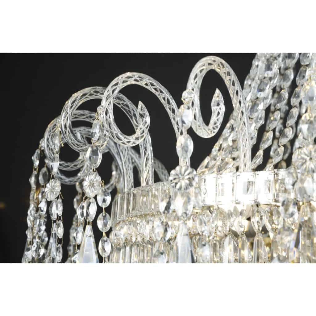 Lustre Cristallerie Royale d’Espagne « La Granja » | Biron Lustre Cristallerie Royale d'Espagne "La Granja"