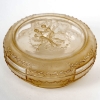 Boîte « Fontenay » verre blanc patiné sépia de René LALIQUE | Biron ||||||