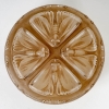 Boîte « Quatre Papillons » verre blanc patiné sépia de René LALIQUE | Biron Boîte "Quatre Papillons" verre blanc patiné sépia de René LALIQUE