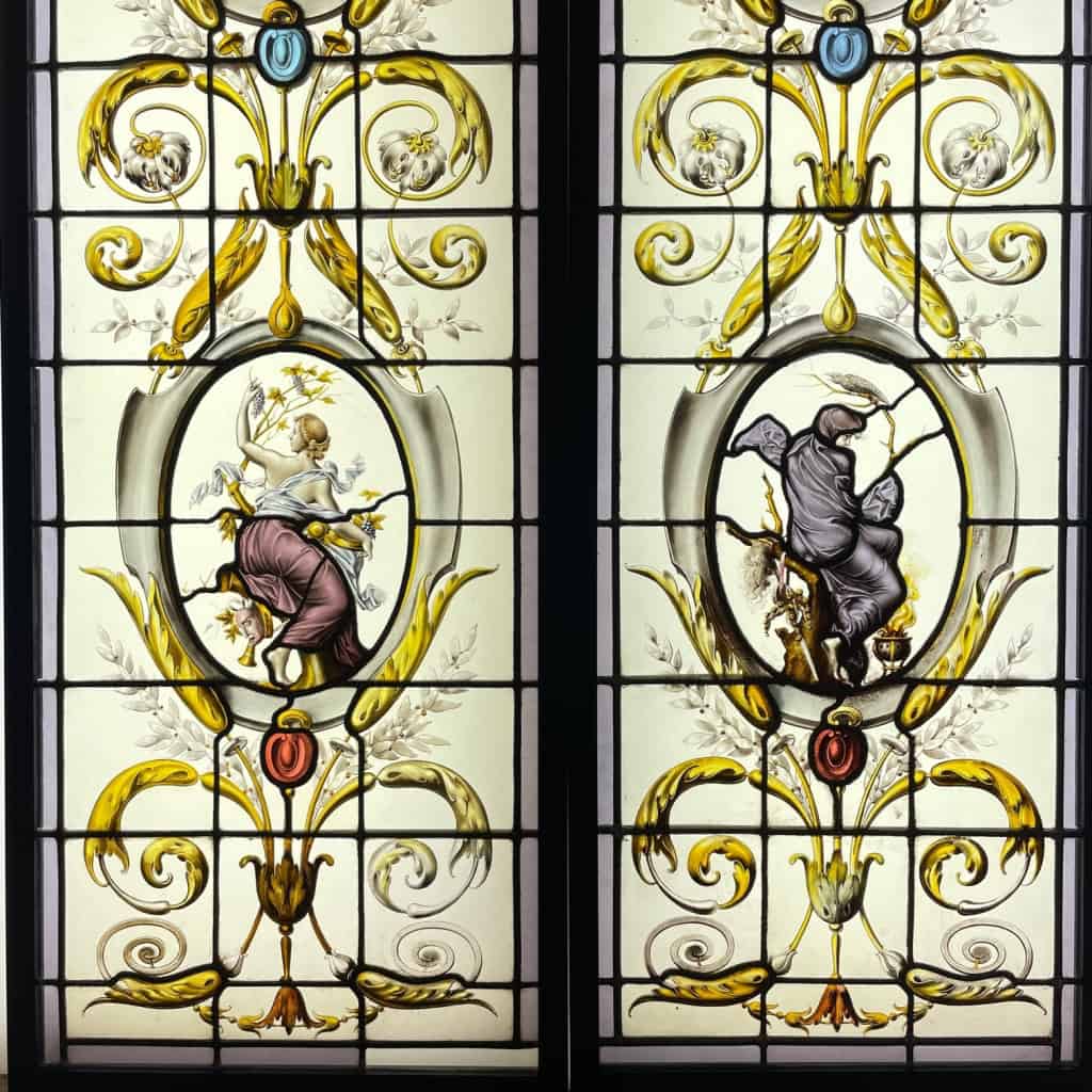 Vitraux 4 saisons (186 x 112 cm) | Biron Vitraux 4 saisons (186 x 112 cm)