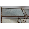 1950/70′ Paire de Bouts de Canapés Bronze Décor Bambou, Style Maison Baguès 12