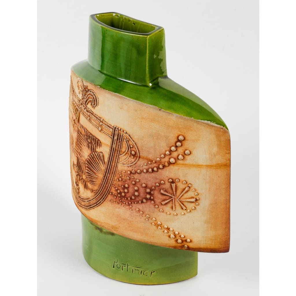 Vase Gilbert Portanier Vallauris | Biron Vase Gilbert Portanier Vallauris