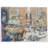 Lithographie De Daniel Authouart » Sixties « | Biron Lithographie De Daniel Authouart " Sixties "