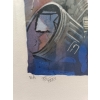 Lithographie De Daniel Authouart » Sixties « | Biron Lithographie De Daniel Authouart " Sixties "