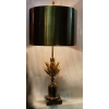 1970′ Lampe En Bronze Signée Charles Modéle Fleur De Lotus | Biron |||||||||||||