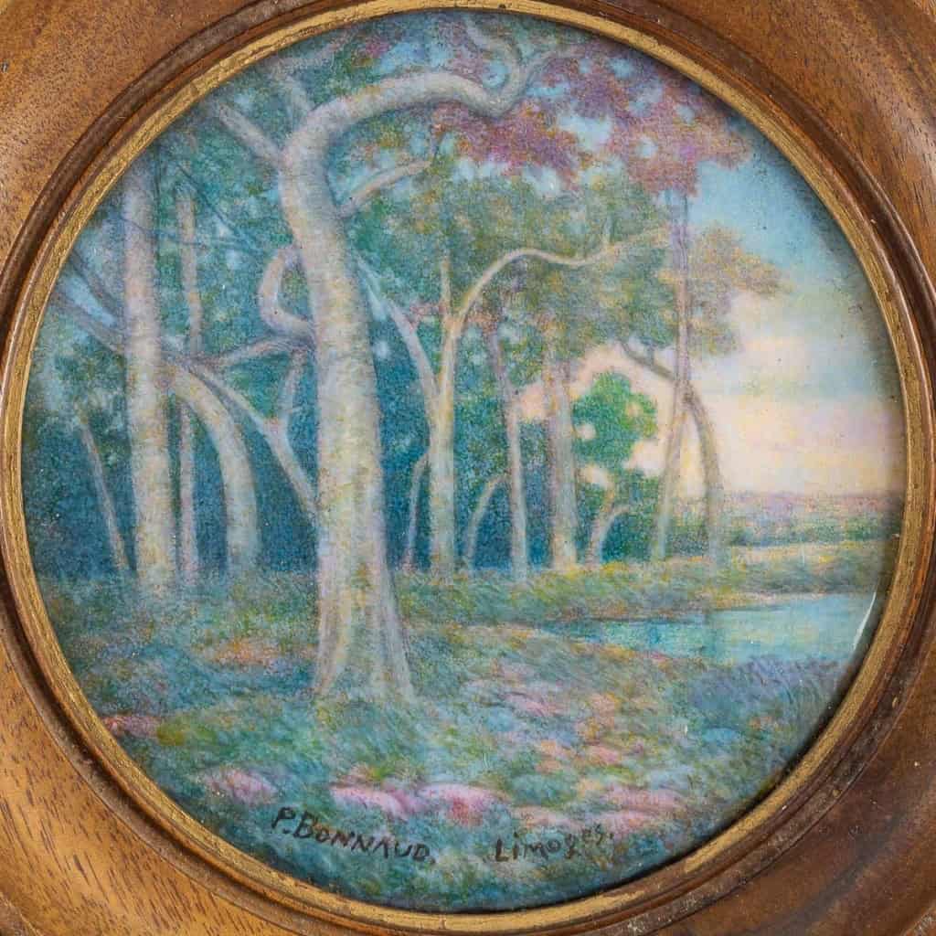 Paul Bonnaud (1876 – 1953) – Limoges, Paysage Symboliste circa 1900 | Biron Paul Bonnaud (1876 - 1953) - Limoges, Paysage Symboliste circa 1900