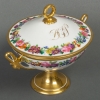 Drageoire en porcelaine de Paris, XIXème siècle | Biron Drageoire en porcelaine de Paris, XIXème siècle