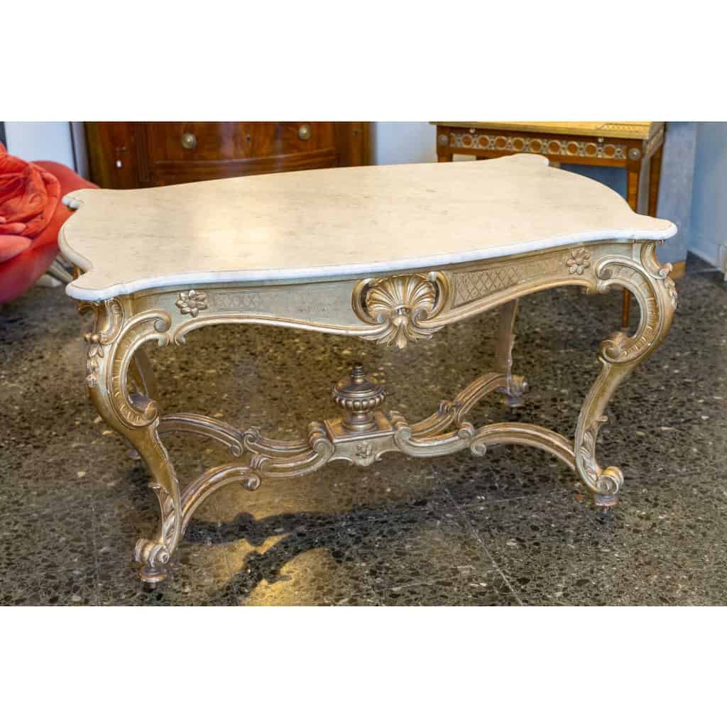 Table de milieu en bois doré d’ époque NIII. | Biron |||||||||