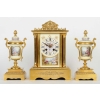 Garniture en bronze doré et porcelaine fin XIXème siècle | Biron |||||||||||