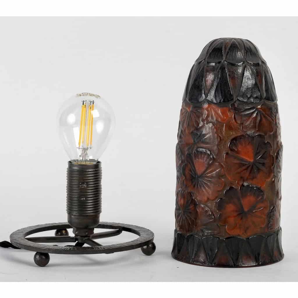 Veilleuse « Corolle » pâte de verre de Gabriel ARGY-ROUSSEAU | Biron Veilleuse "Corolle" pâte de verre de Gabriel ARGY-ROUSSEAU