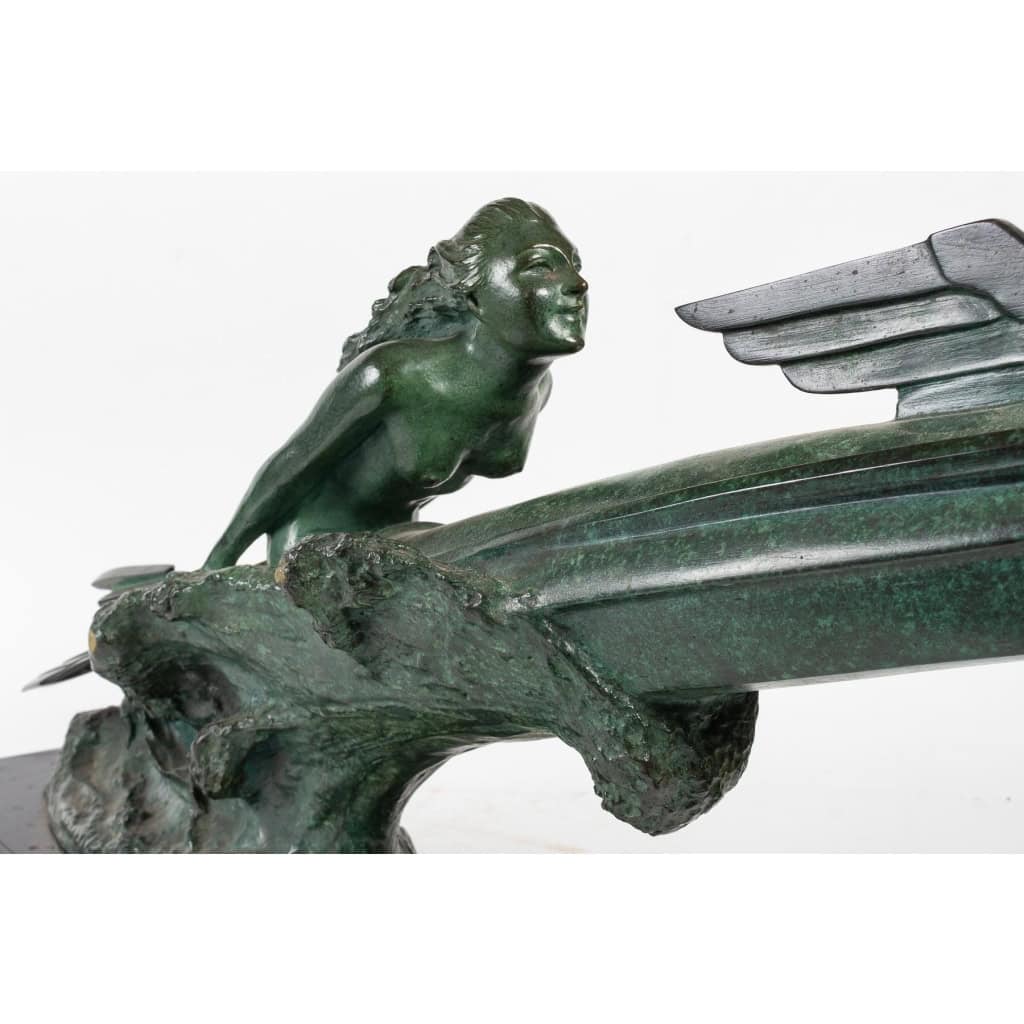 Frédéric C.FOCHT (1879-1937) « Vitesse » circa 1930 | Biron Frédéric C.FOCHT (1879-1937) "Vitesse" circa 1930
