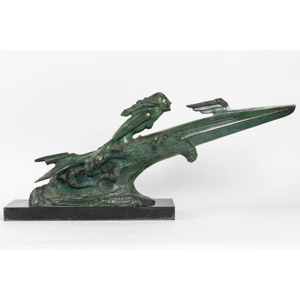 Frédéric C.FOCHT (1879-1937) « Vitesse » circa 1930 | Biron Frédéric C.FOCHT (1879-1937) "Vitesse" circa 1930
