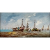 Pierre Julien Gilbert (1783-1860) Pêcheurs Bretons huile sur bois vers 1820-1850 | Biron Pierre Julien Gilbert (1783-1860) Retour des Pêcheurs Bretons huile sur bois vers 1820-1850
