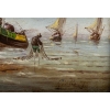 Pierre Julien Gilbert (1783-1860) Pêcheurs Bretons huile sur bois vers 1820-1850 | Biron Pierre Julien Gilbert (1783-1860) Retour des Pêcheurs Bretons huile sur bois vers 1820-1850