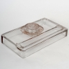 Encrier « Colbert » verre blanc patiné sépia de René LALIQUE – N°2/50 | Biron |||||||||